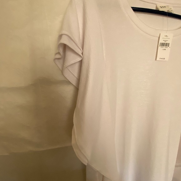 Gap // Ruffle Sleeve Softspun Tee - Picture 2 of 4